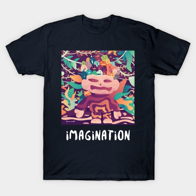 T-shirt Illustration Imagination T-Shirt by Swakarya